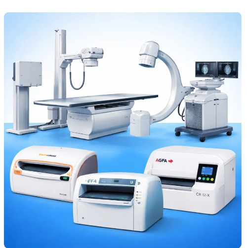 CR systems, X-Ray machines and C-Arm equipment available on rent